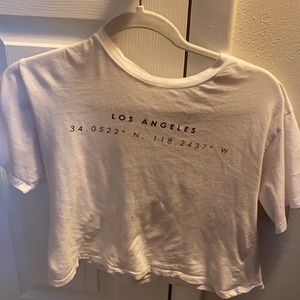 Los Angeles crop top <3